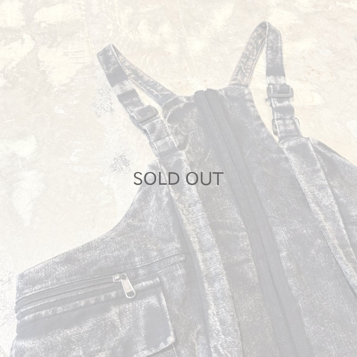 画像3: MULTI POCKET OVERALL STYLE VEST / Mens L (3)