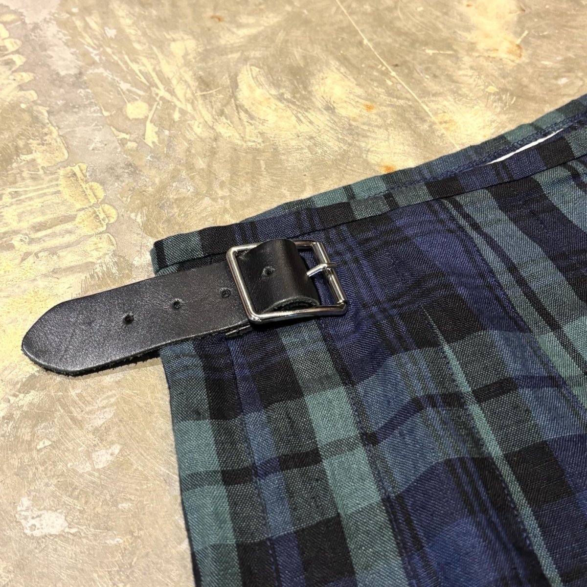 画像7: ALL OVER CHECK PATTERN WRAP SKIRT / W29~31 / MADE IN IRELAND (7)