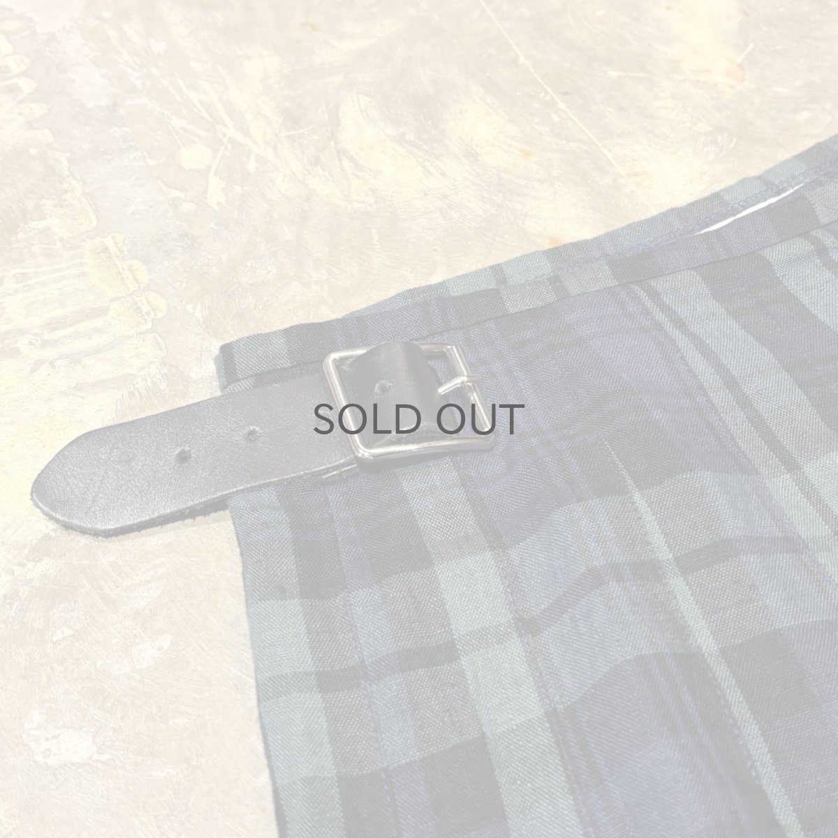 画像7: ALL OVER CHECK PATTERN WRAP SKIRT / W29~31 / MADE IN IRELAND (7)
