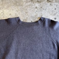 画像8: GREY COLOR RAGLAN SLEEVE DESIGN L/S SWEAT / Ladies L(XL) / MADE IN USA (8)