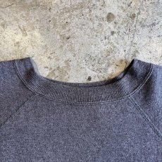 画像9: GREY COLOR RAGLAN SLEEVE DESIGN L/S SWEAT / Ladies L(XL) / MADE IN USA (9)