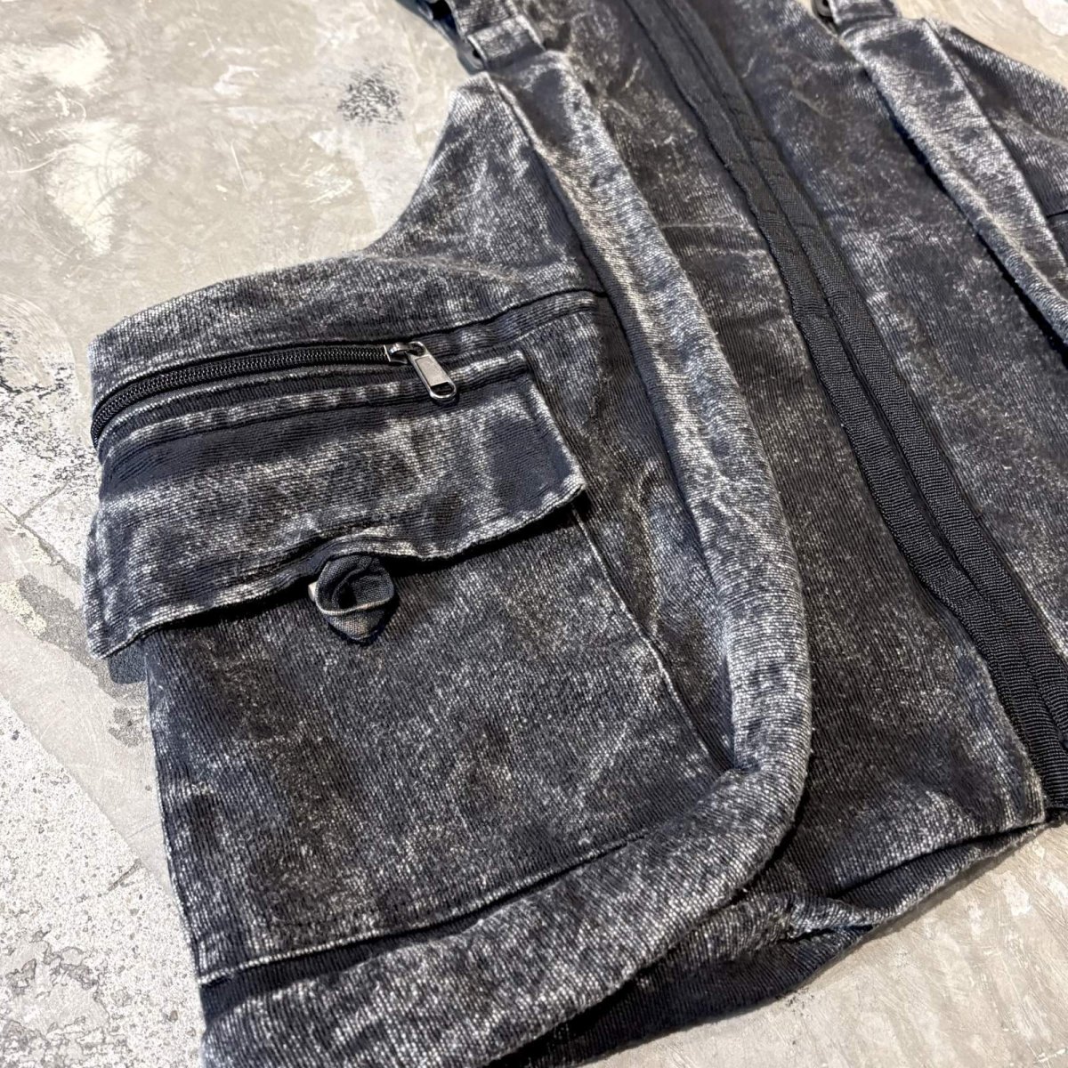 画像5: MULTI POCKET OVERALL STYLE VEST / Mens L (5)