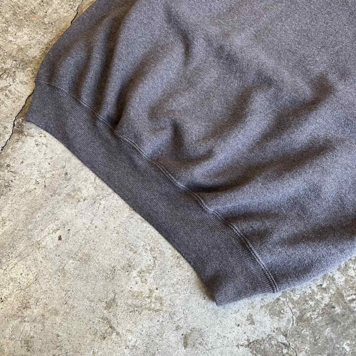 画像4: GREY COLOR RAGLAN SLEEVE DESIGN L/S SWEAT / Ladies L(XL) / MADE IN USA (4)