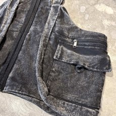 画像6: MULTI POCKET OVERALL STYLE VEST / Mens L (6)