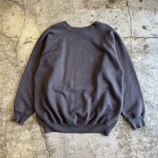 画像1: GREY COLOR RAGLAN SLEEVE DESIGN L/S SWEAT / Ladies L(XL) / MADE IN USA (1)