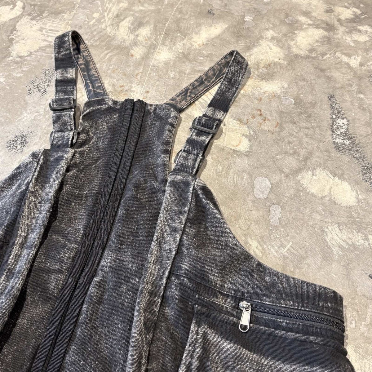 画像4: MULTI POCKET OVERALL STYLE VEST / Mens L (4)