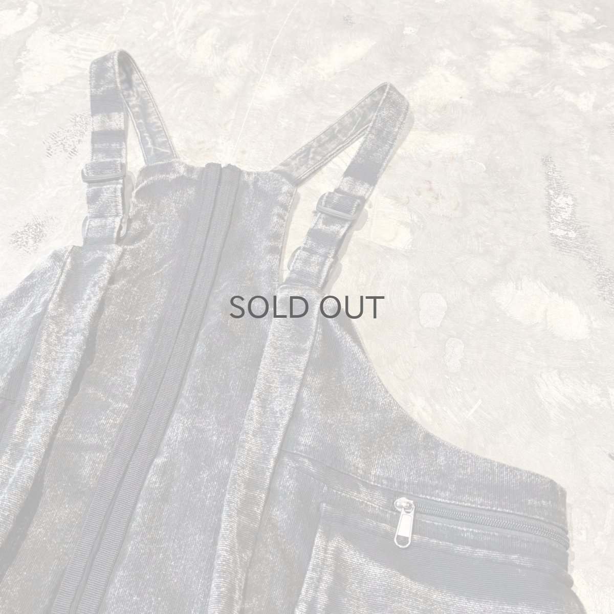 画像4: MULTI POCKET OVERALL STYLE VEST / Mens L (4)