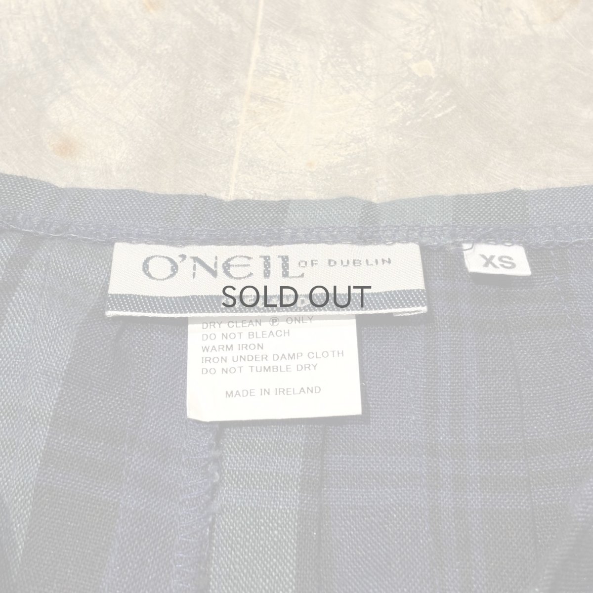 画像10: ALL OVER CHECK PATTERN WRAP SKIRT / W29~31 / MADE IN IRELAND (10)