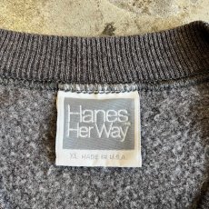 画像11: GREY COLOR RAGLAN SLEEVE DESIGN L/S SWEAT / Ladies L(XL) / MADE IN USA (11)