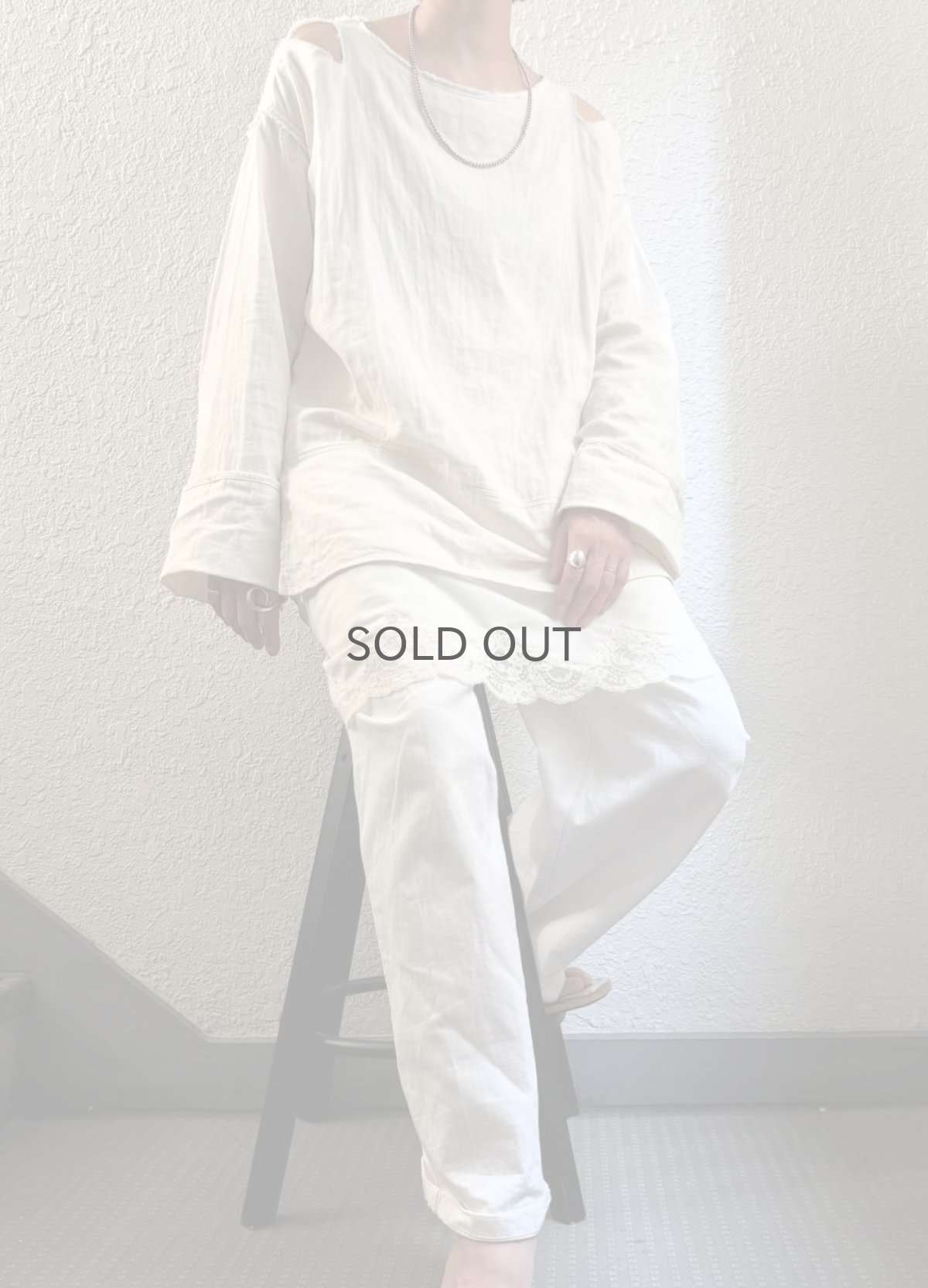 画像13: 【Wiz&Witch】"MOS" LONG SLEEVE TOPS / OS / WHITE (13)