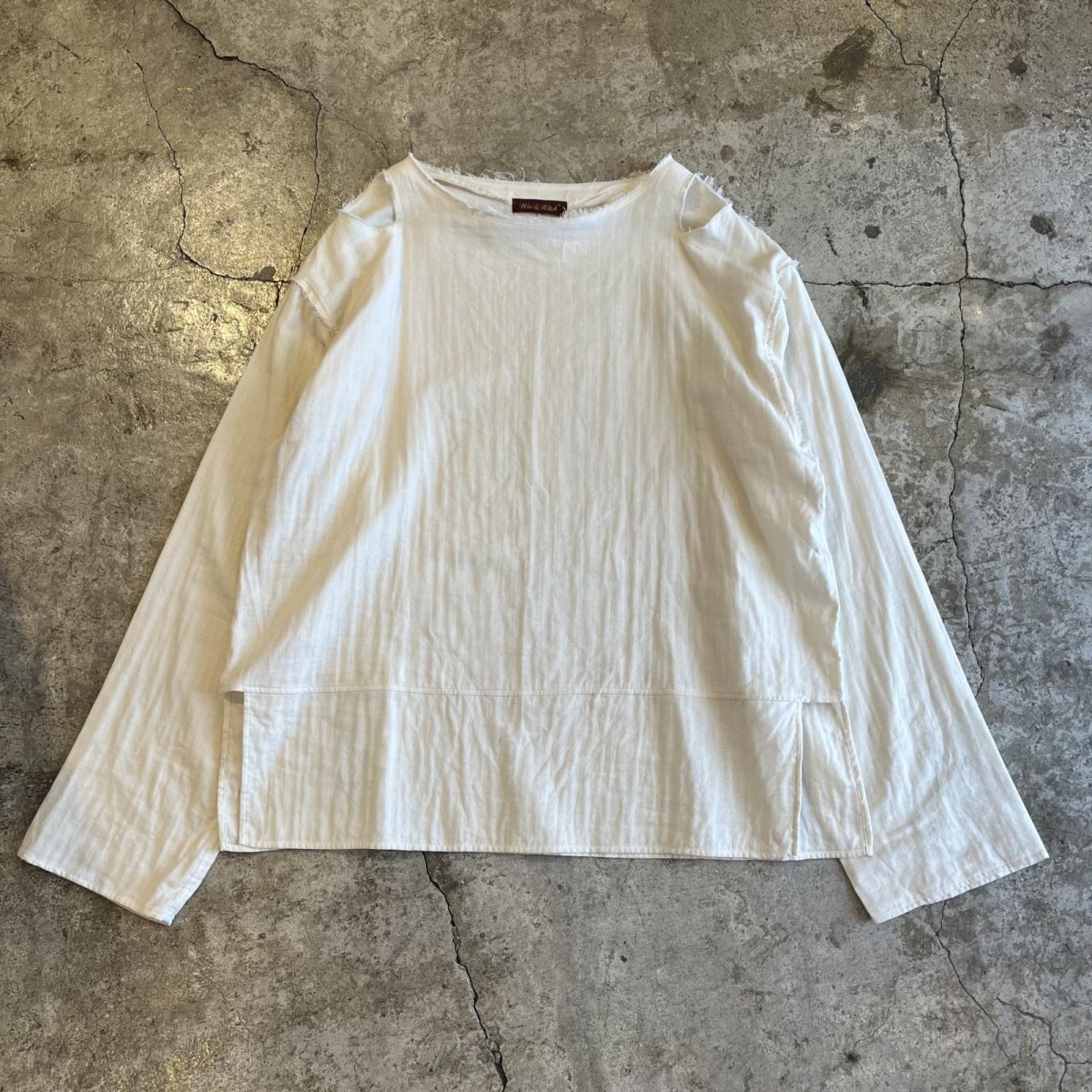 画像1: 【Wiz&Witch】"MOS" LONG SLEEVE TOPS / OS / WHITE (1)