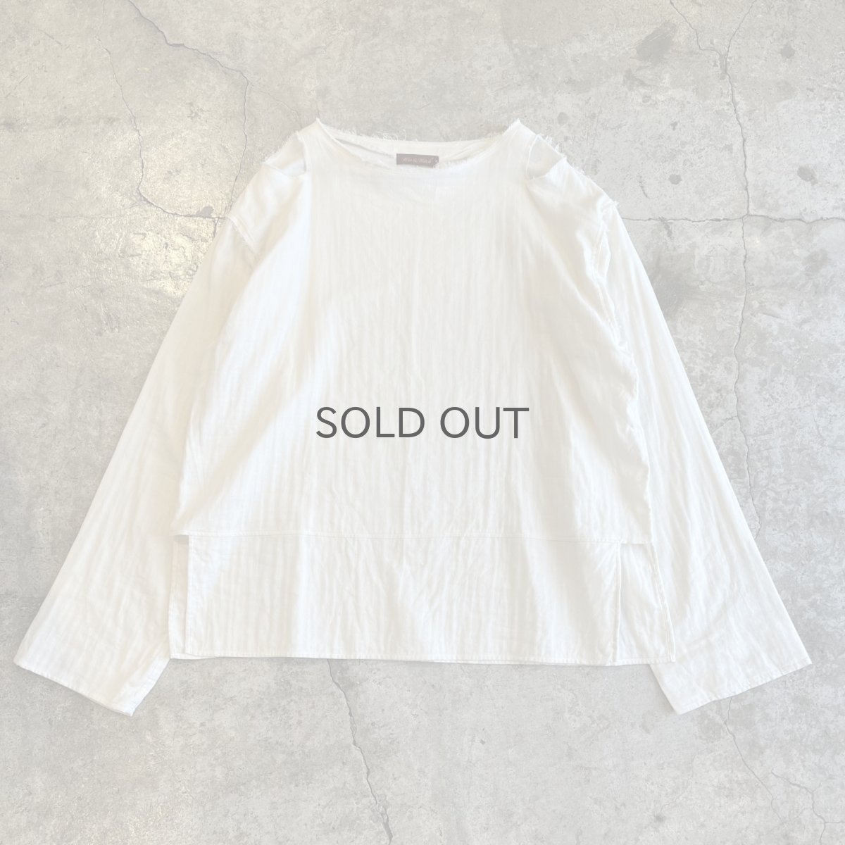 画像1: 【Wiz&Witch】"MOS" LONG SLEEVE TOPS / OS / WHITE (1)