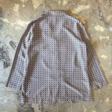 画像2: ALL OVER PATTERN L/S PAJAMA SHIRT / Mens M (2)