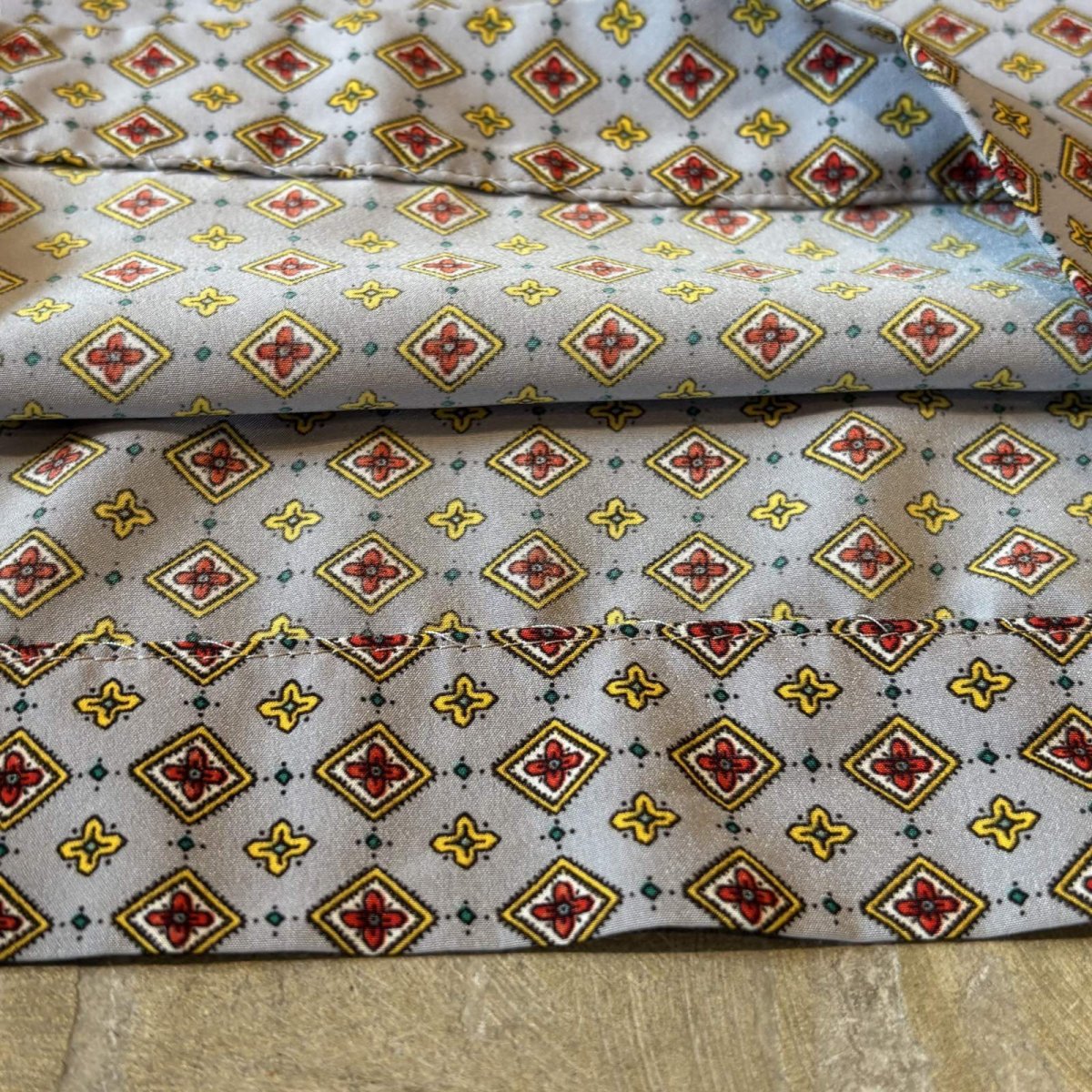 画像9: ALL OVER PATTERN L/S PAJAMA SHIRT / Mens M (9)