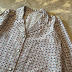 画像4: ALL OVER PATTERN L/S PAJAMA SHIRT / Mens M (4)