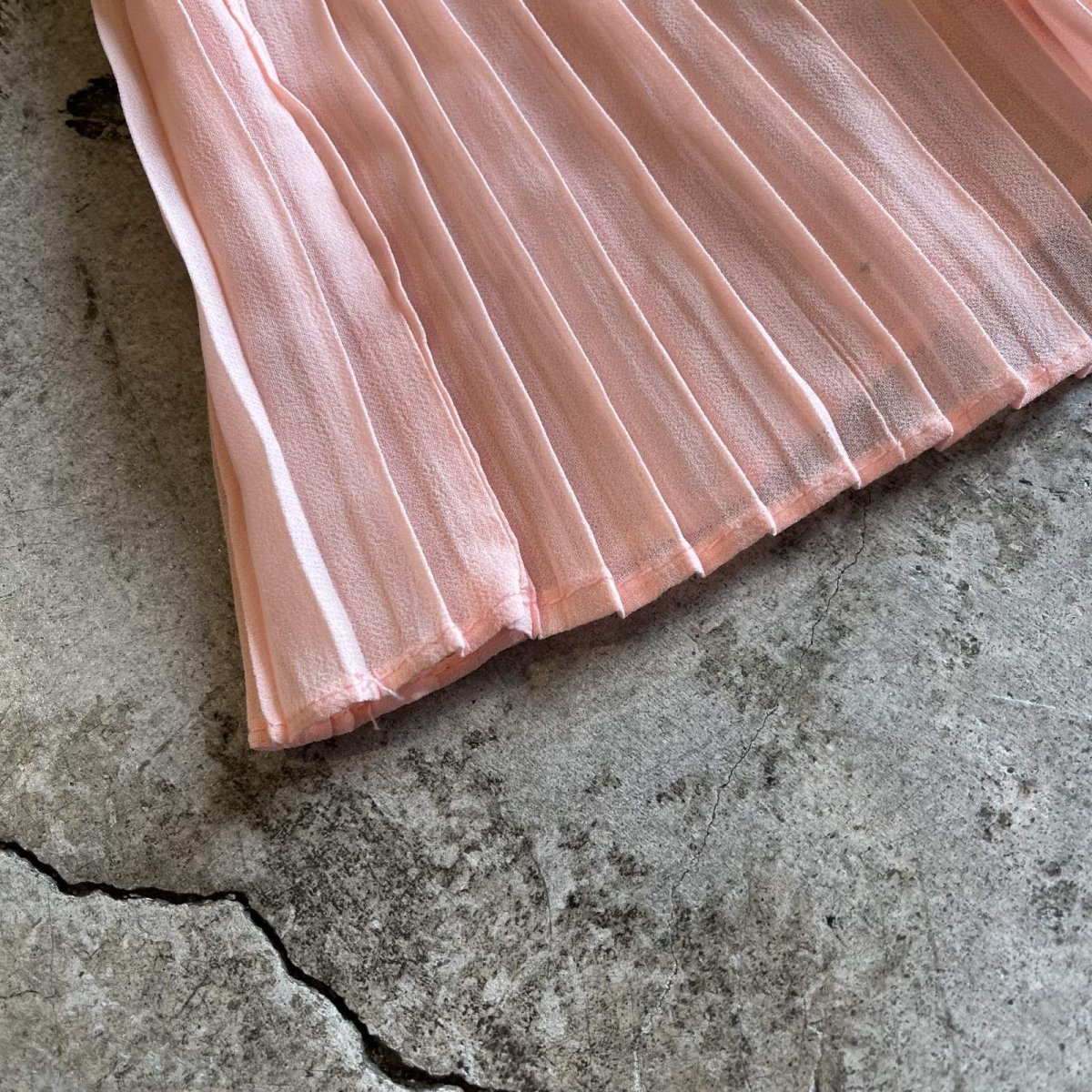 画像4: ALL OVER PLEATS DESIGN PINK COLOR CAMISOLE / Ladies M (4)