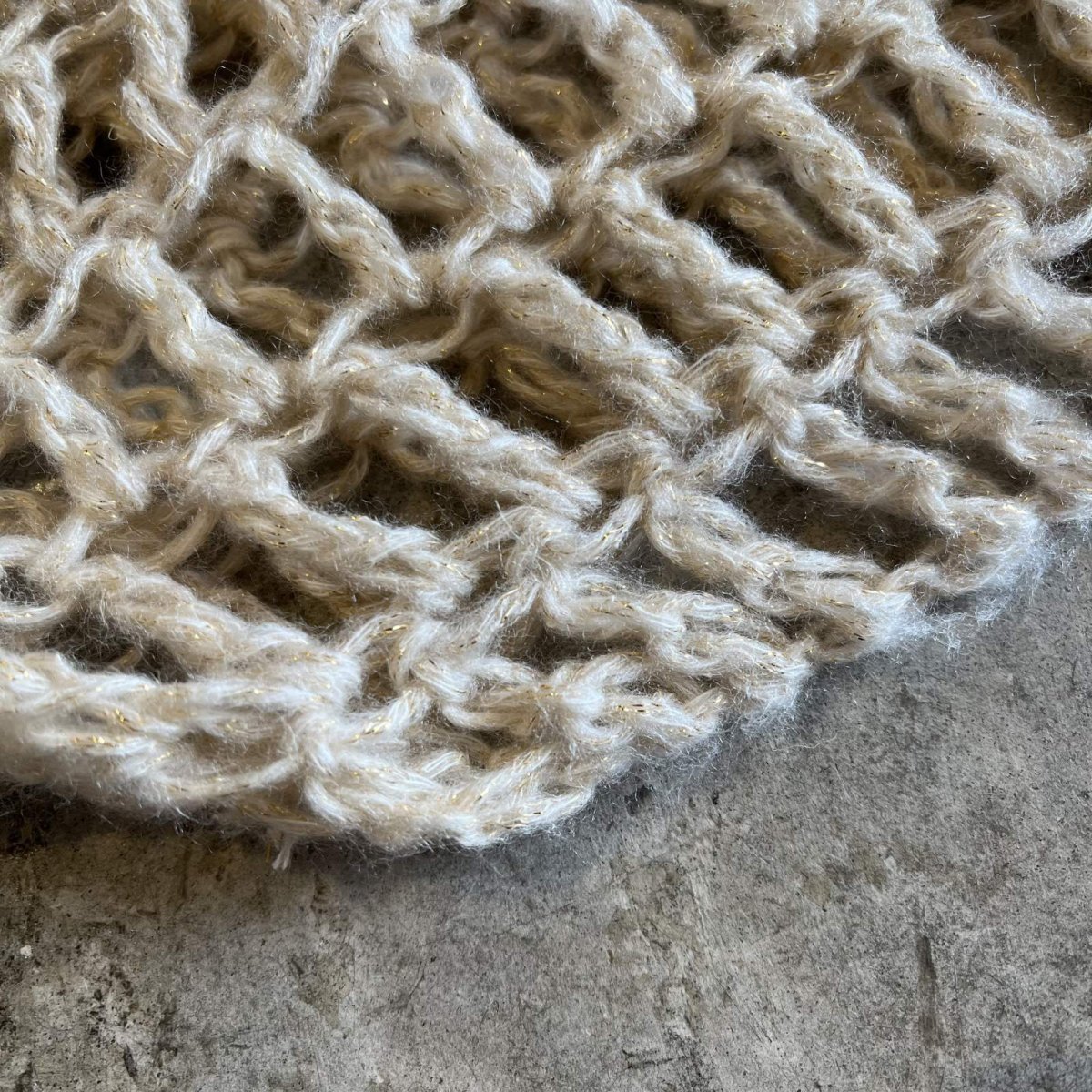 画像3: 【Wiz&Witch】×"ANNDE TSUKTTE" ONE OFF HAND KNIT LOOSE TOPS / OS (3)