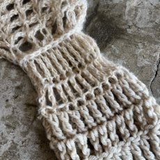画像7: 【Wiz&Witch】×"ANNDE TSUKTTE" ONE OFF HAND KNIT LOOSE TOPS / OS (7)