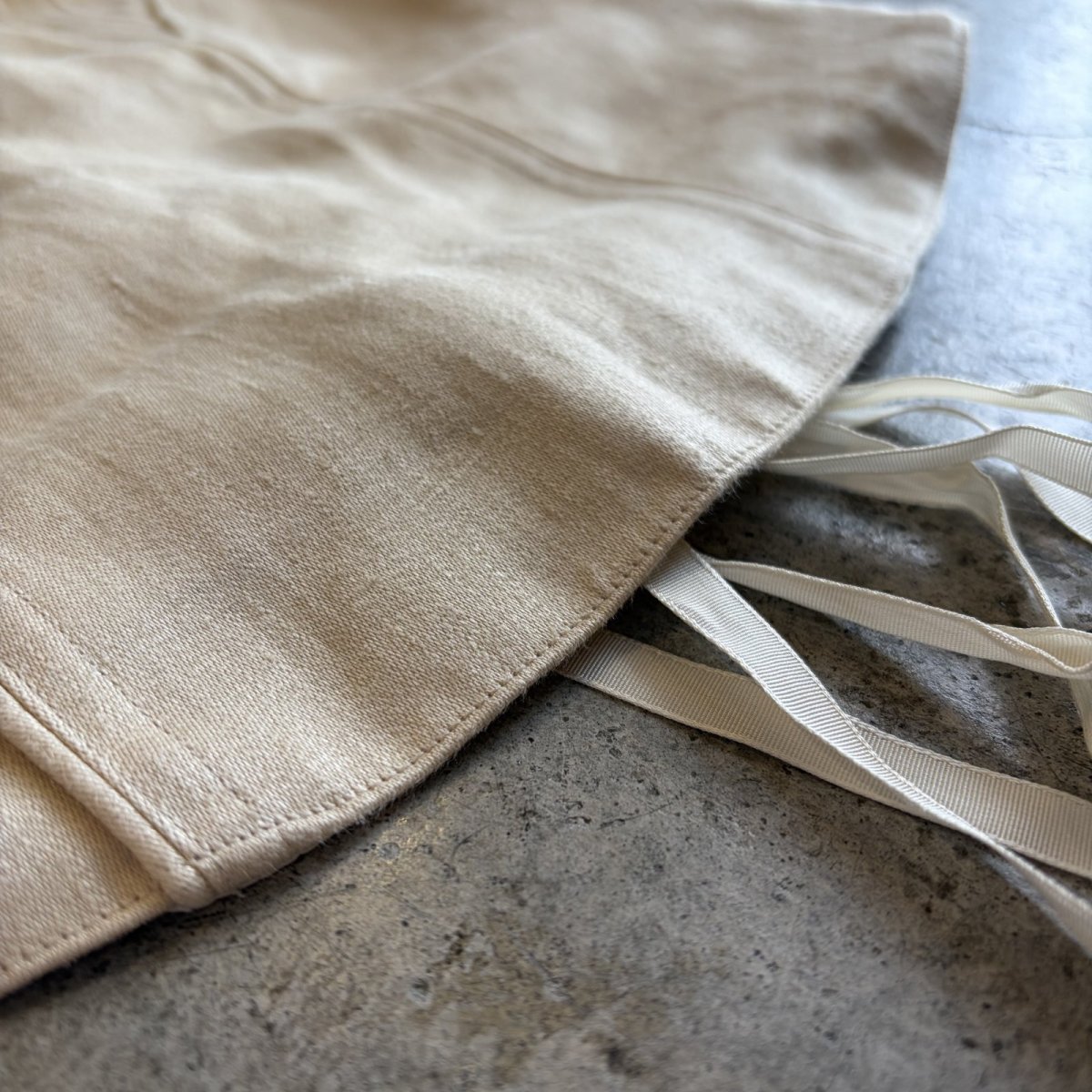 画像10: IVORY COLOR BACK LACE UP DESIGN CORSET / Ladies M~L (10)