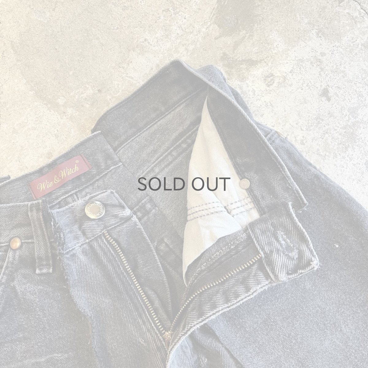 画像8: 【Wiz&Witch】 "TWINS" WIDE DENIM PANTS / W29 (8)