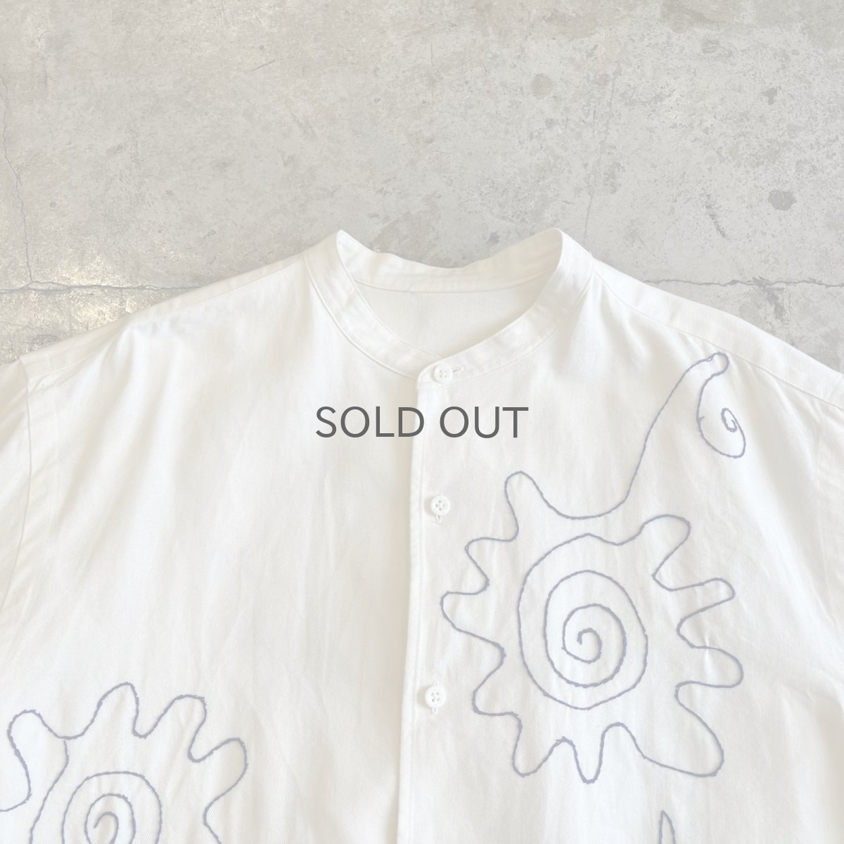 画像7: ART COLOR EMBROIDERY PATTERN LONG DESIGN L/S SHIRT / Ladies L (7)