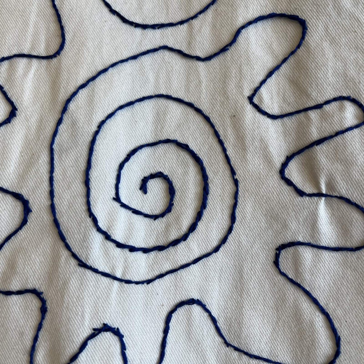 画像10: ART COLOR EMBROIDERY PATTERN LONG DESIGN L/S SHIRT / Ladies L (10)