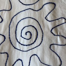 画像10: ART COLOR EMBROIDERY PATTERN LONG DESIGN L/S SHIRT / Ladies L (10)