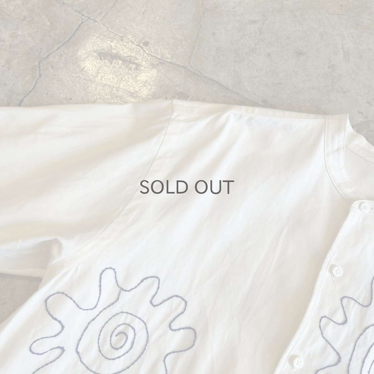 画像8: ART COLOR EMBROIDERY PATTERN LONG DESIGN L/S SHIRT / Ladies L (8)