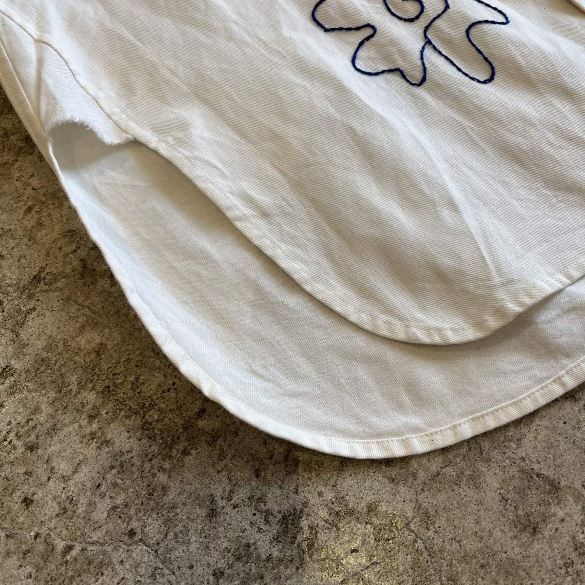 画像3: ART COLOR EMBROIDERY PATTERN LONG DESIGN L/S SHIRT / Ladies L (3)