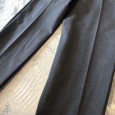 画像6: SIDE LINE WIDE SILHOUETTE SLACKS / W33 (6)