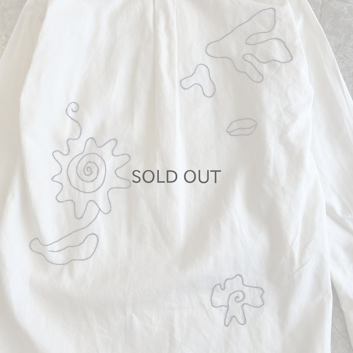 画像11: ART COLOR EMBROIDERY PATTERN LONG DESIGN L/S SHIRT / Ladies L (11)