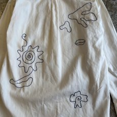 画像11: ART COLOR EMBROIDERY PATTERN LONG DESIGN L/S SHIRT / Ladies L (11)