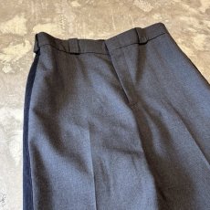 画像3: SIDE LINE WIDE SILHOUETTE SLACKS / W33 (3)