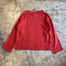 画像2: 【Wiz&Witch】"MOS" LONG SLEEVE TOPS / OS / RED (2)