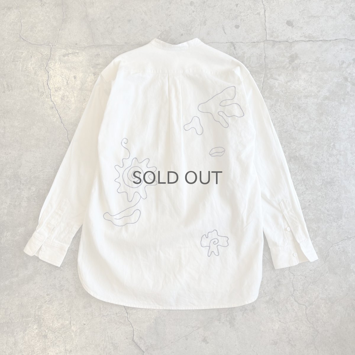 画像2: ART COLOR EMBROIDERY PATTERN LONG DESIGN L/S SHIRT / Ladies L (2)