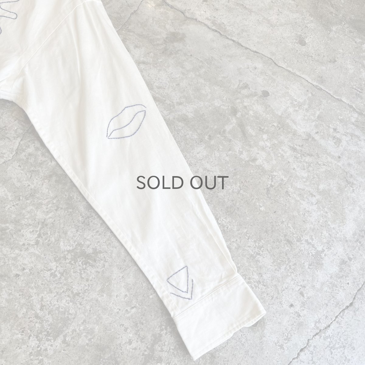 画像6: ART COLOR EMBROIDERY PATTERN LONG DESIGN L/S SHIRT / Ladies L (6)