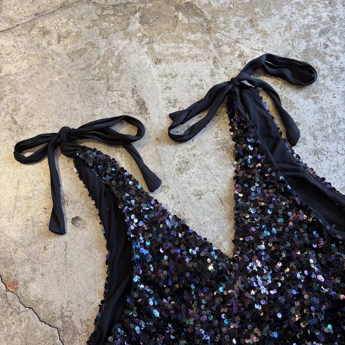 画像7: 【FREE PEOPLE】COLOR SEQUINS CROSS DESIGN BUSTIER / Ladies XS(S~M) (7)