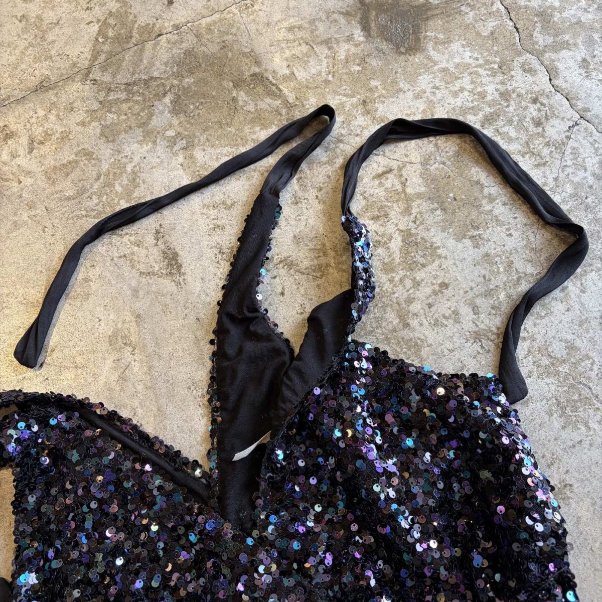 画像6: 【FREE PEOPLE】COLOR SEQUINS CROSS DESIGN BUSTIER / Ladies XS(S~M) (6)
