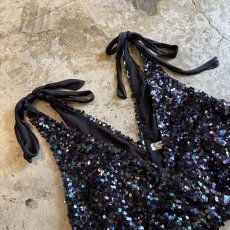 画像3: 【FREE PEOPLE】COLOR SEQUINS CROSS DESIGN BUSTIER / Ladies XS(S~M) (3)