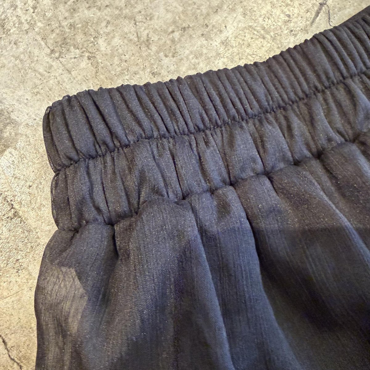 画像6: BLACK COLOR DESIGN TIERED DESIGN SKIRT / W25~W31 (6)