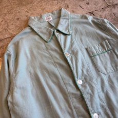 画像3: 70's 3POCKET DESIGN PAJAMAS L/S SHIRT / Ladies L (3)
