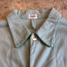 画像8: 70's 3POCKET DESIGN PAJAMAS L/S SHIRT / Ladies L (8)