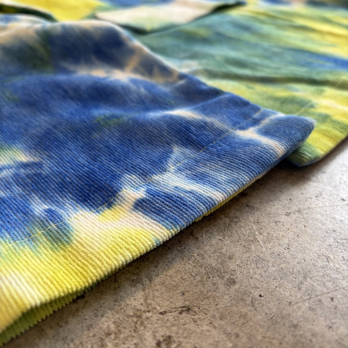 画像10: TIEDYE ALL OVER PATTERN COLOR TAILORED JACKET / Ladies L (10)