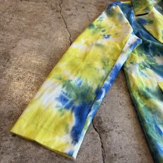 画像6: TIEDYE ALL OVER PATTERN COLOR TAILORED JACKET / Ladies L (6)