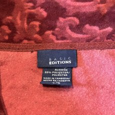 画像11: ALL OVER PATTERN VELOUR ZIP UP JACKET / Mens L(M) (11)