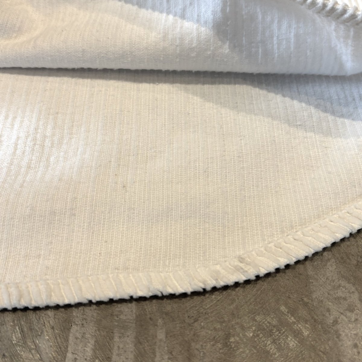 画像8: WHITE COLOR SNAP BUTTON CORDUROY JACKET / Mens L  (8)