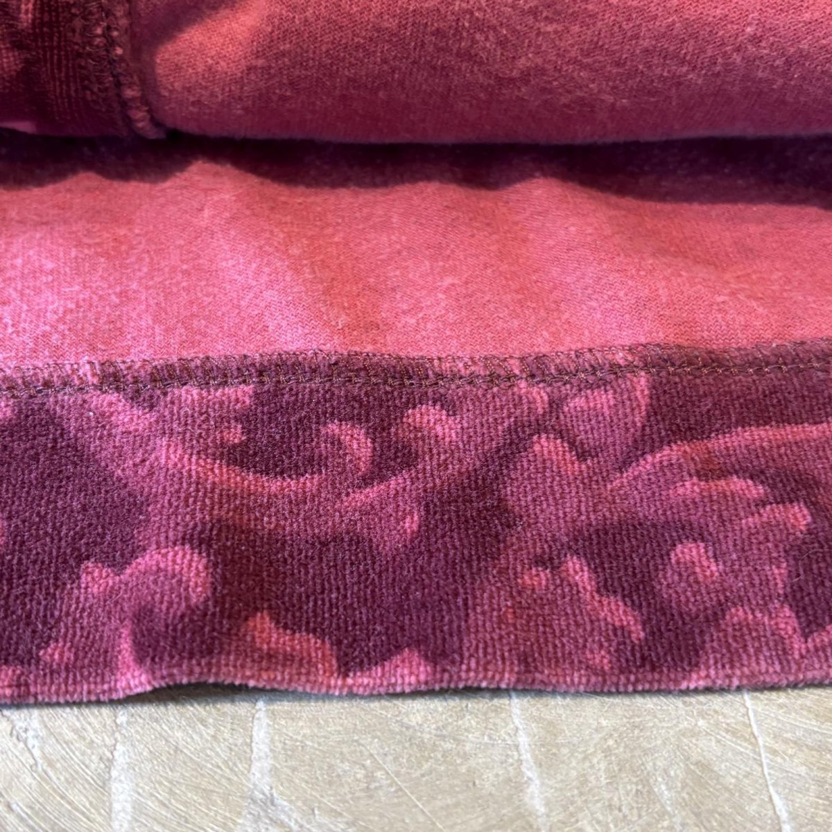 画像8: ALL OVER PATTERN VELOUR ZIP UP JACKET / Mens L(M) (8)