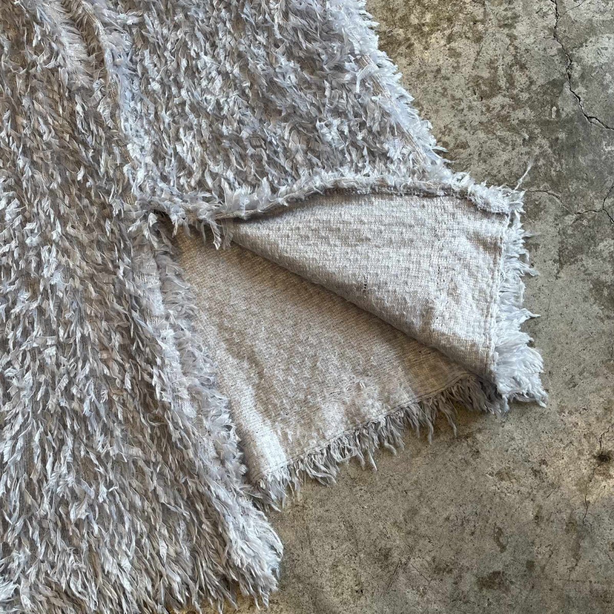 画像10: ALL OVER FRINGE PATTERN LONG DESIGN SKIRT / W25~W30 (10)