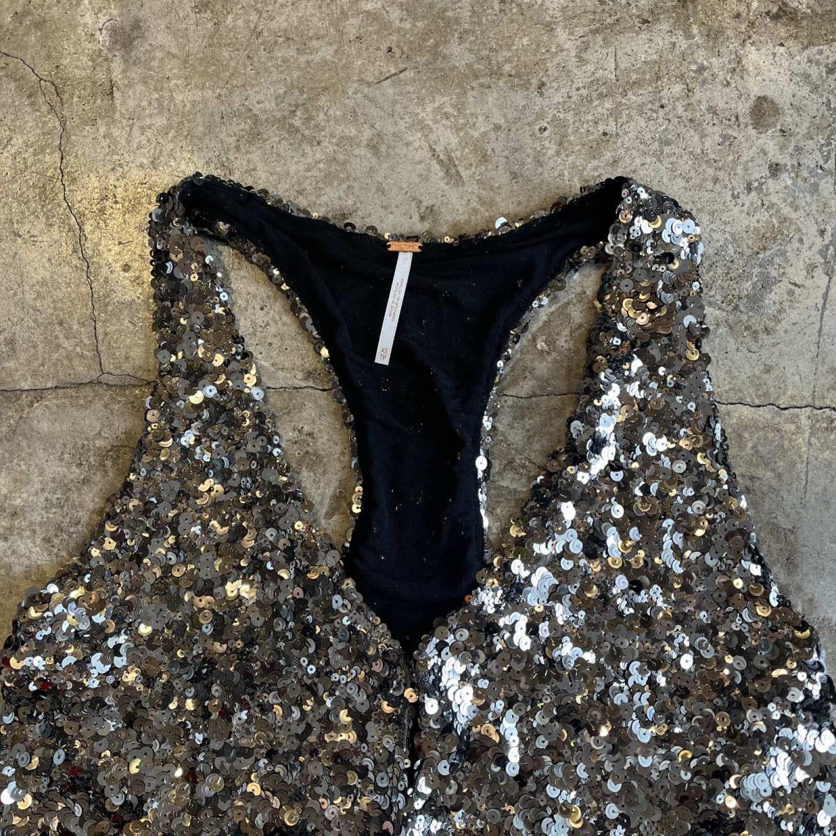 画像6: 【FREE PEOPLE】ALL OVER SEQUINS PATTERN DESIGN BUSTIER / Ladies S(XS) (6)