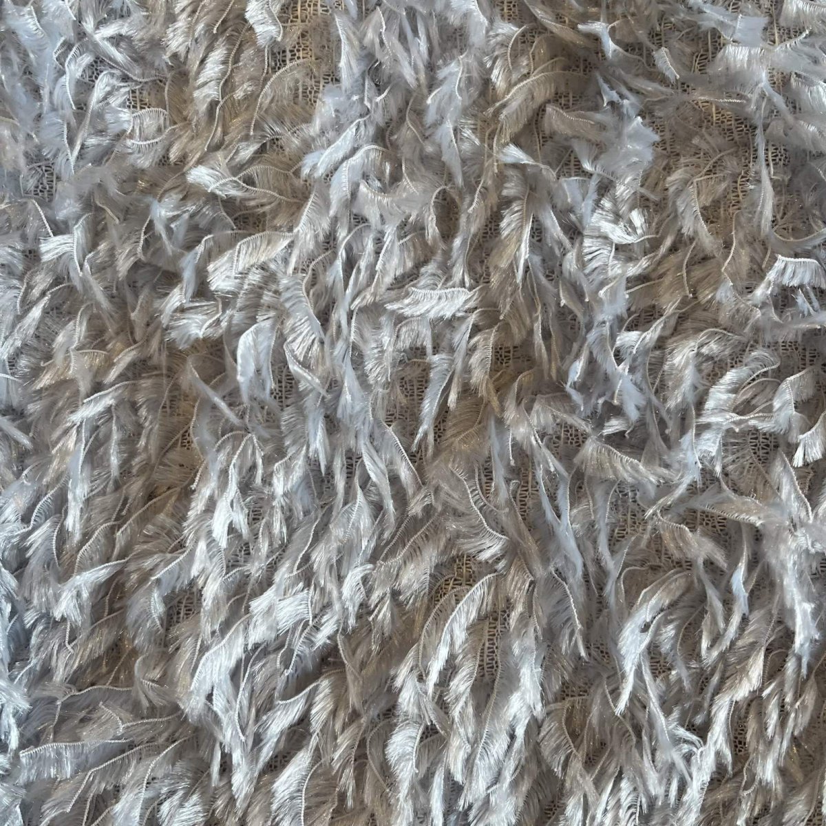 画像11: ALL OVER FRINGE PATTERN LONG DESIGN SKIRT / W25~W30 (11)